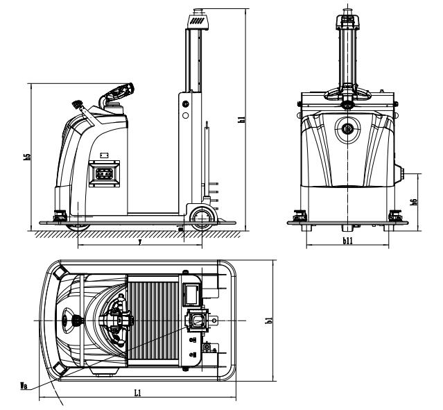 AGV-Tow-Tractors-QDD30-50-AGV外观图